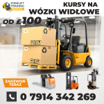 Kursy na wszystkie wózki widłowe po polsku od £100,-