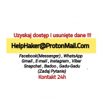Usługi Hakerskie 2021 HelpHaker@ProtonMail.Com