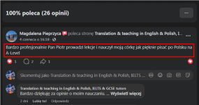 Przygotowanie do egzaminów: Matura, GCSE, IGCSE, A-Level, IELTS, SELT itp.