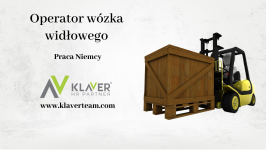 Praca w Niemczech - Operator/Kierowca Wózka Widłowego.